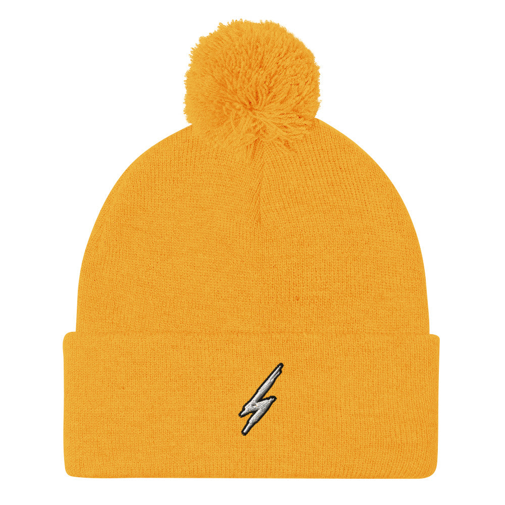 STATIC Pom-Pom Knit Beanie