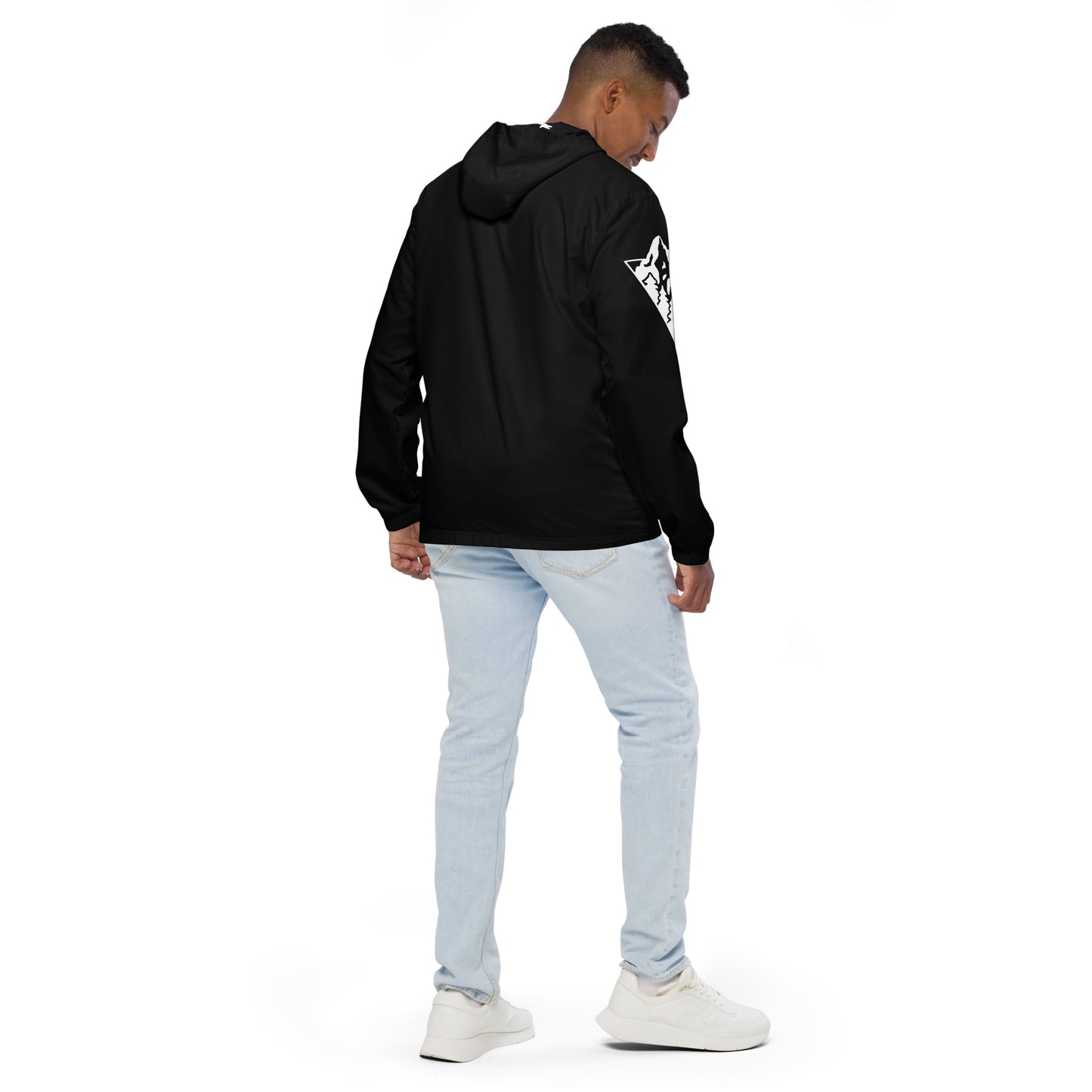 GXNE Black Windbreaker