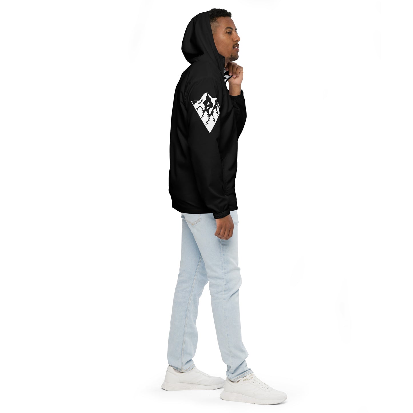 GXNE Black Windbreaker