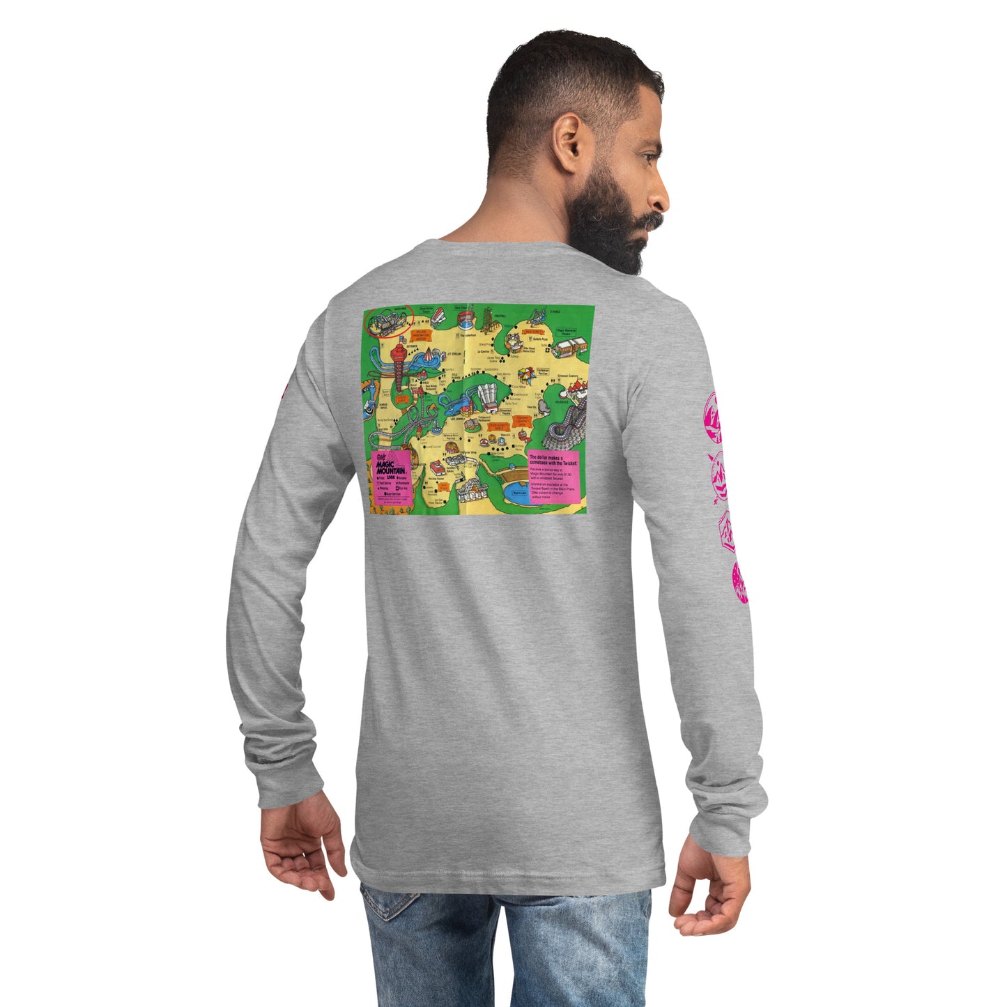 MAGIC MOUNTAIN 1988 Longsleeve Gift Shop Shirt