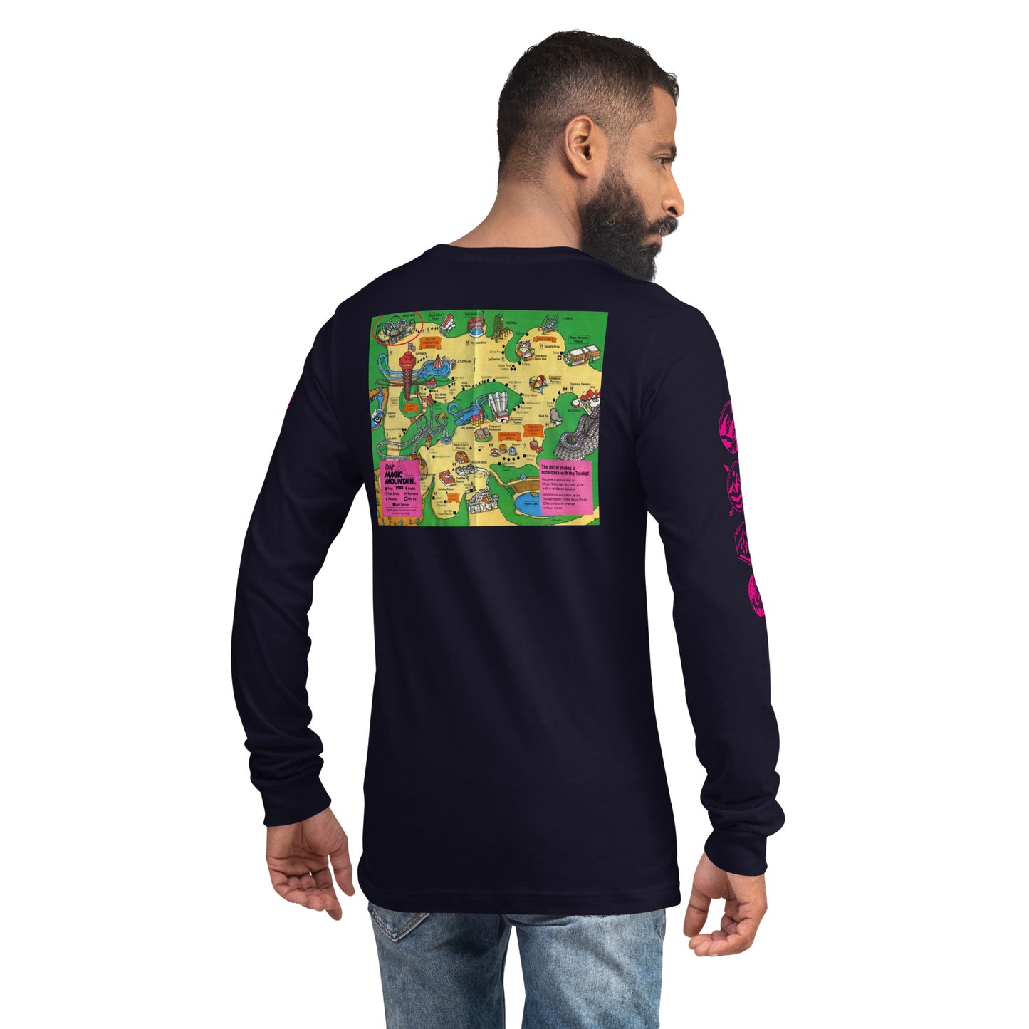 MAGIC MOUNTAIN 1988 Longsleeve Gift Shop Shirt