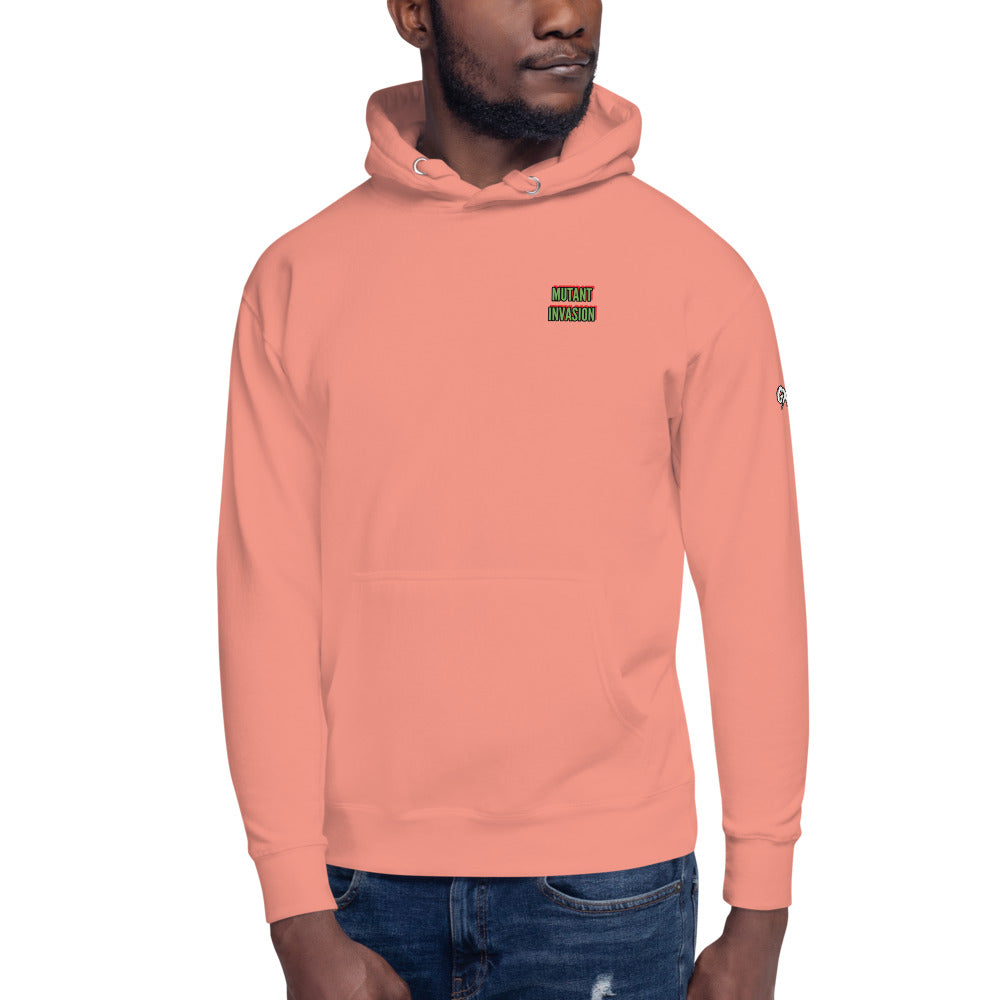 MUTANT INVASION Mauve Hoodie