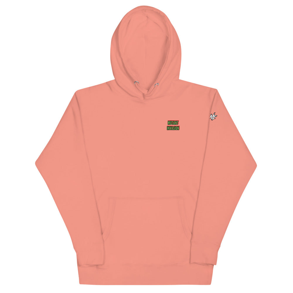 MUTANT INVASION Mauve Hoodie