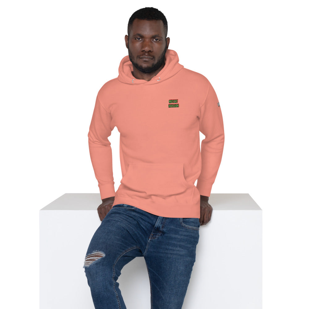 MUTANT INVASION Mauve Hoodie