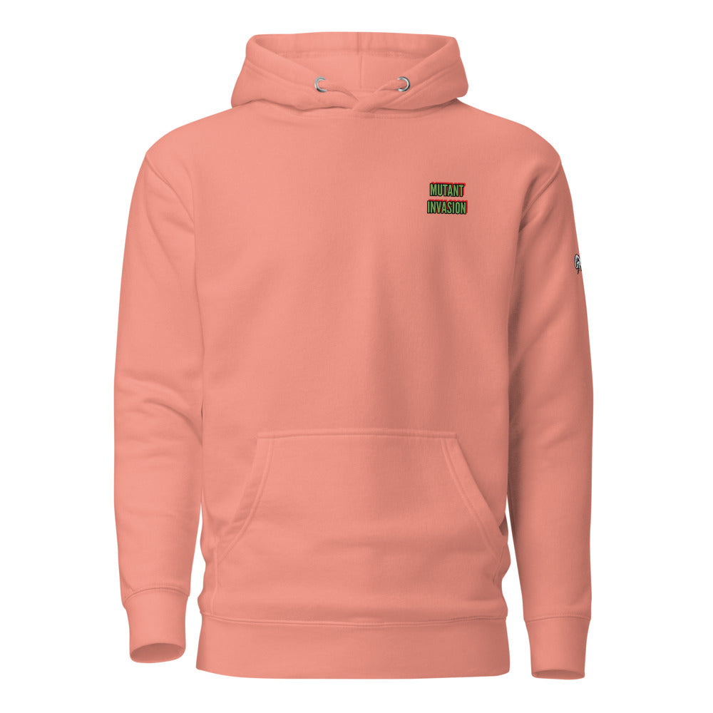 MUTANT INVASION Mauve Hoodie