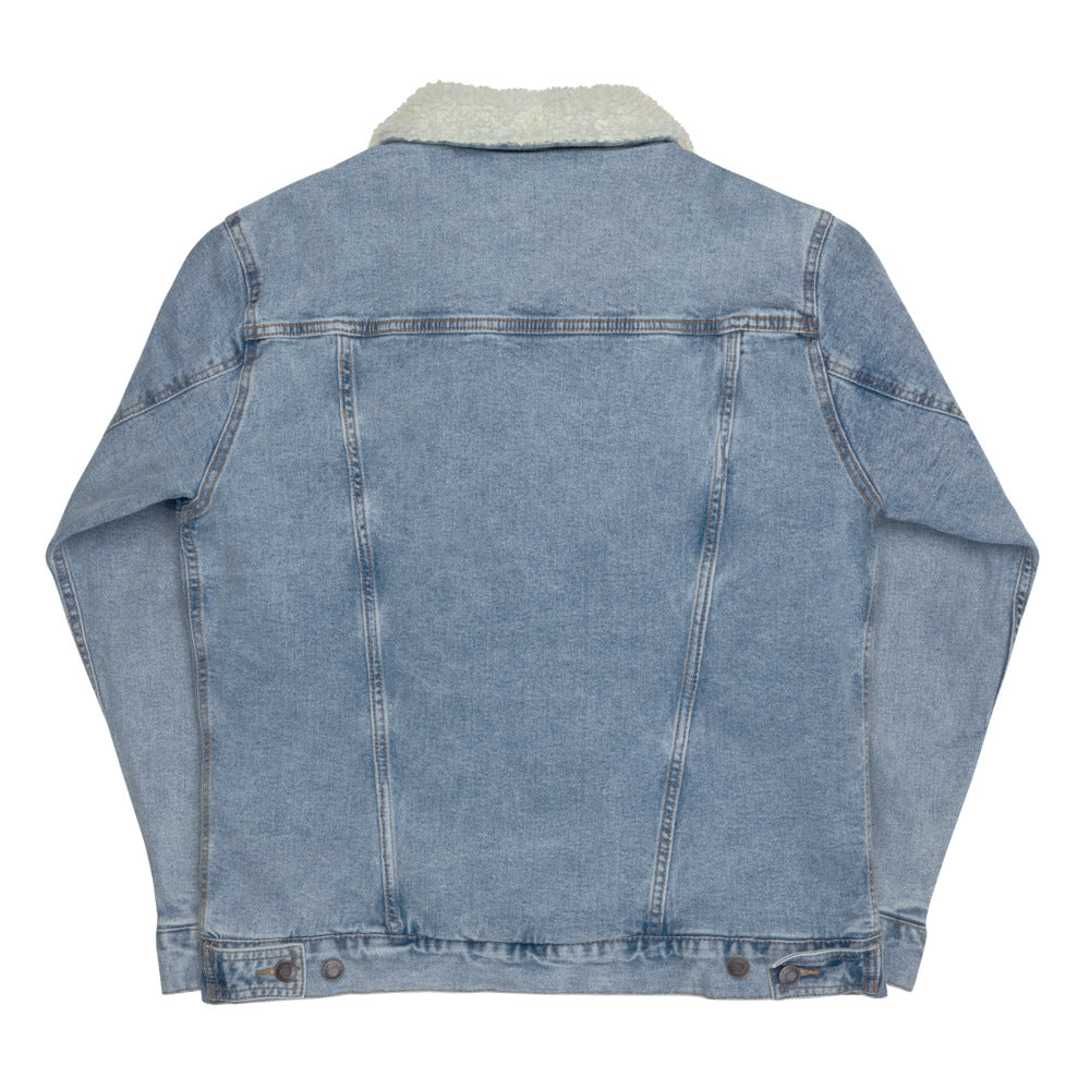 GXNE Unisex Denim Sherpa Jacket