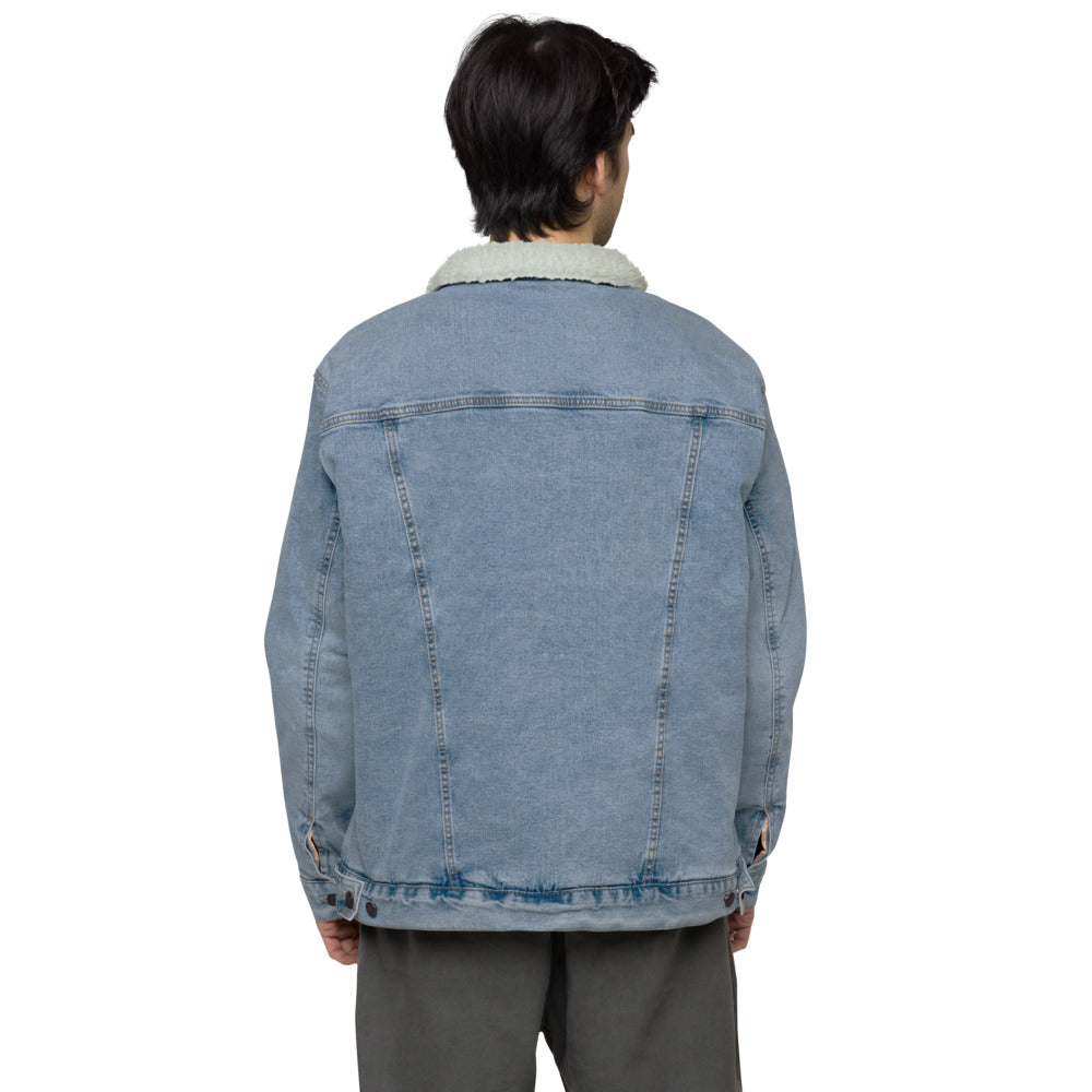 GXNE Unisex Denim Sherpa Jacket