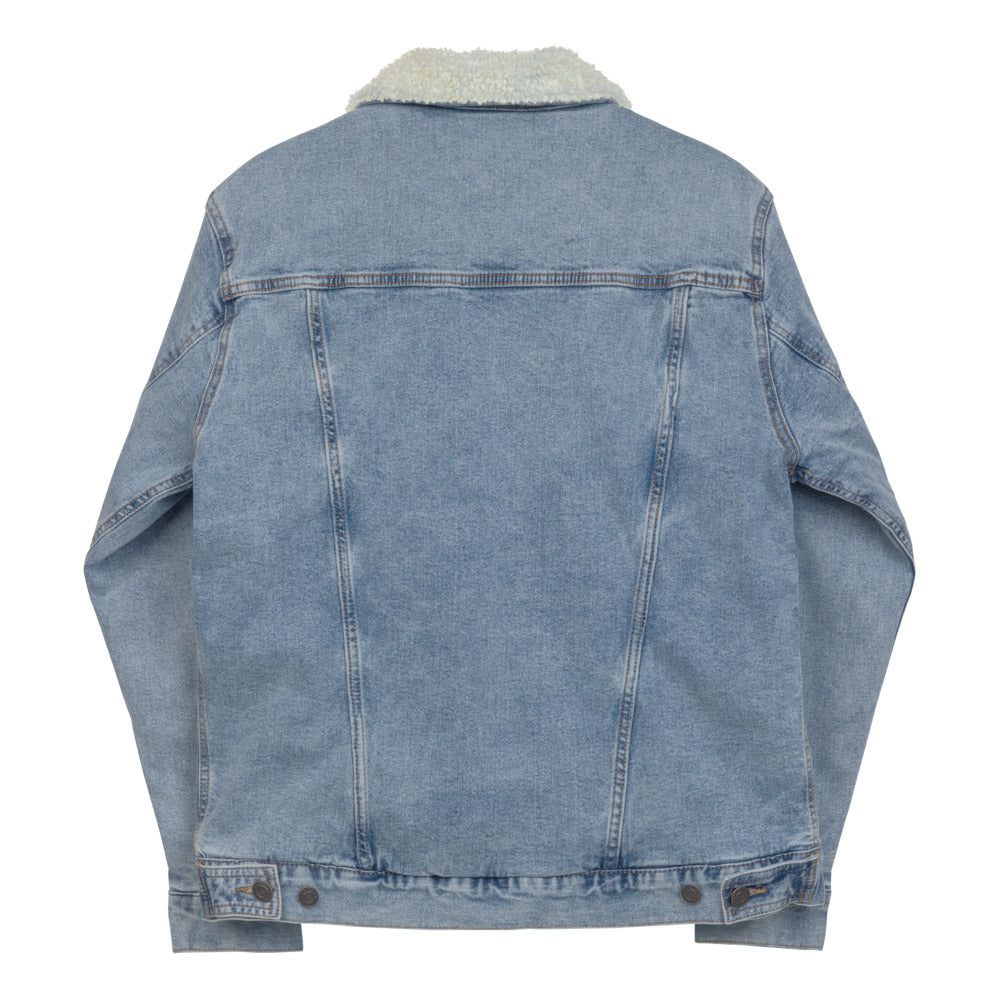 GXNE Unisex Denim Sherpa Jacket