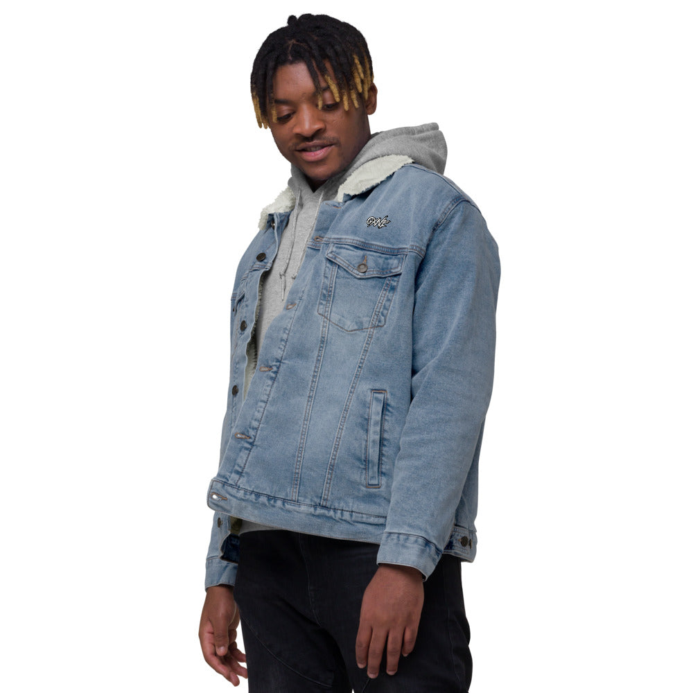GXNE Unisex Denim Sherpa Jacket