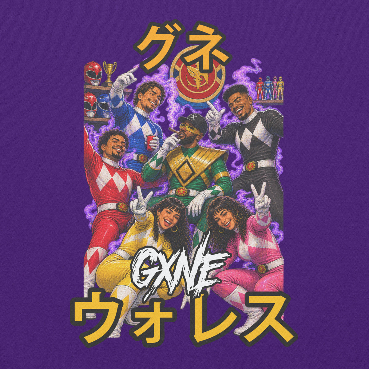 ANGEL GROVE NIGHTS 2 SMOKED Hoodie