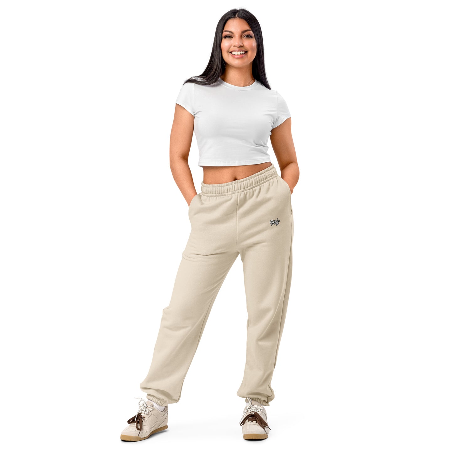 GXNE Beige Sweatpants