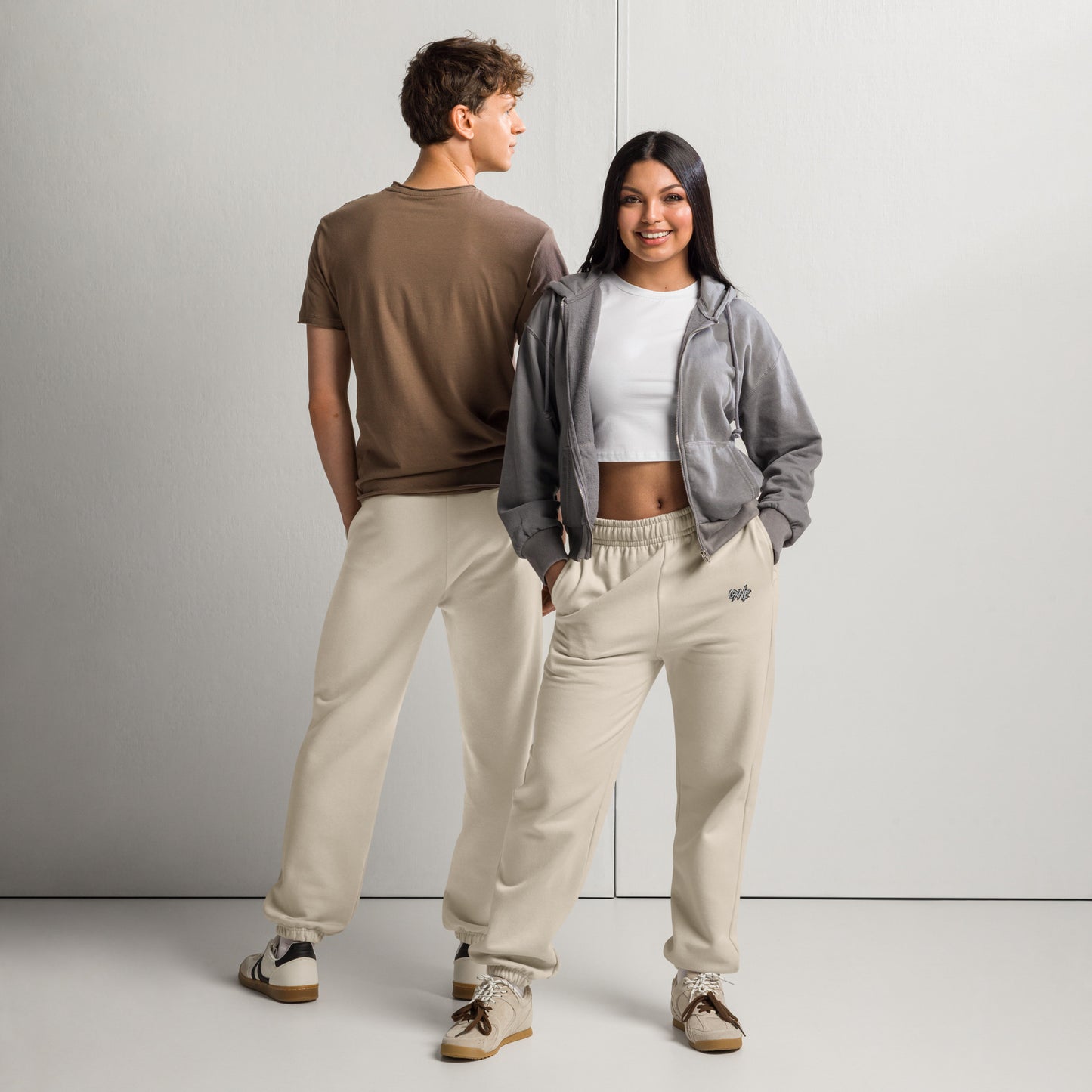 GXNE Beige Sweatpants